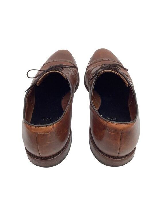 Allen Edmonds Clifton Leather Oxford Captoe Dress Shoes Brown Mens 12 D